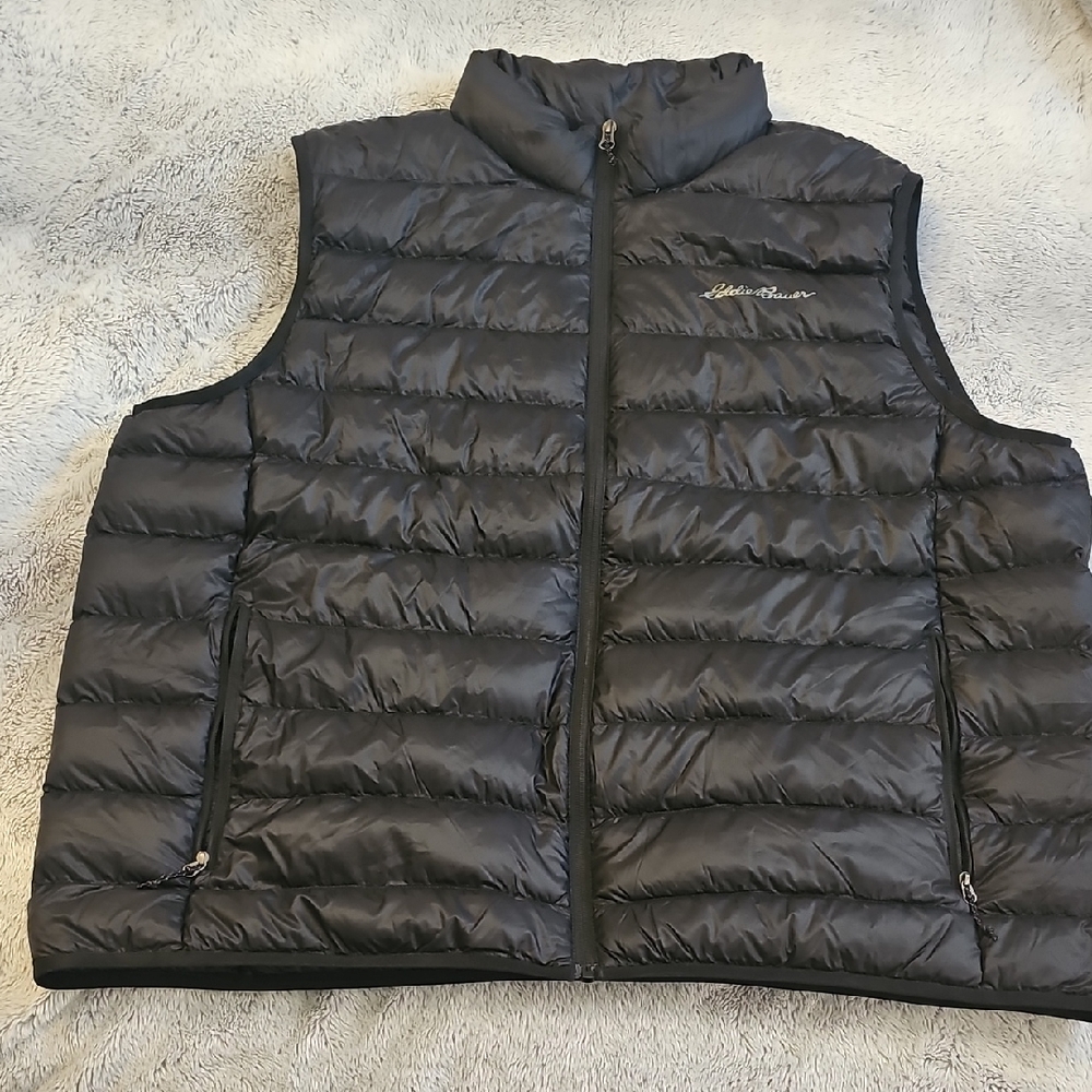 Eddie Baurr Black Puffer Vest